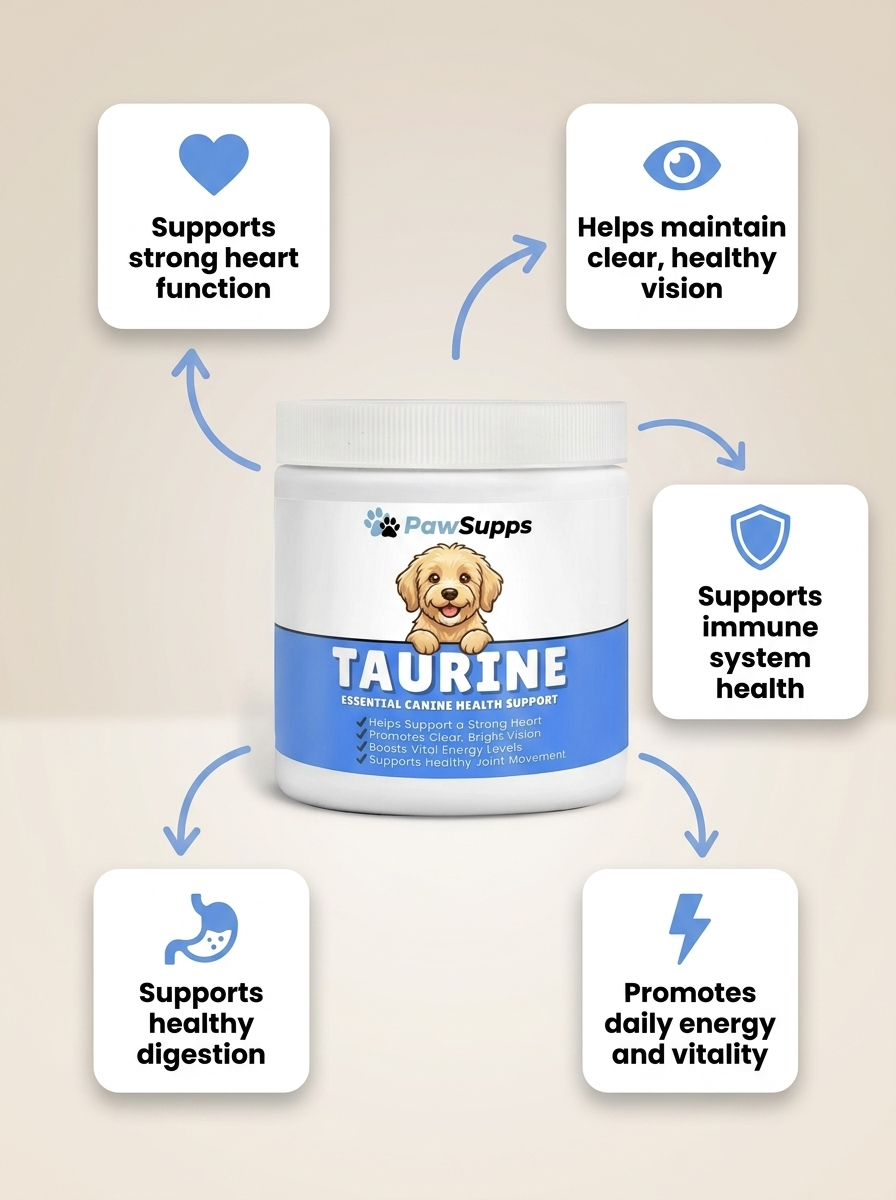 Stop the Quiet Decline in Your Dog with PawSupps™ Taurine