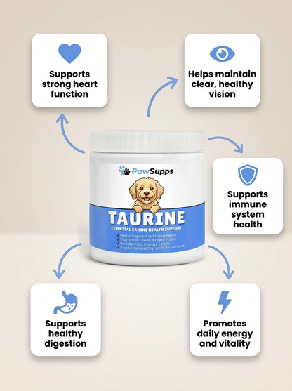 Stop the Quiet Decline in Your Dog with PawSupps™ Taurine