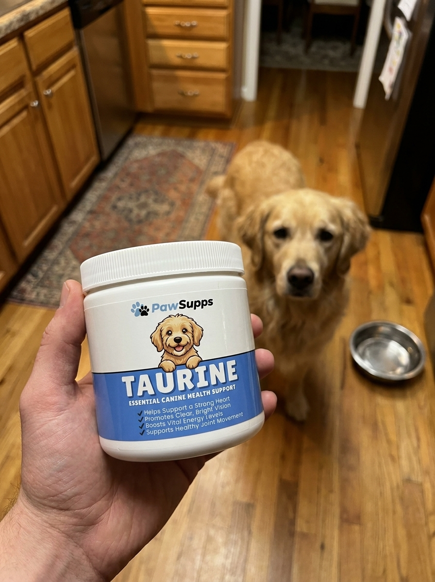Stop the Quiet Decline in Your Dog with PawSupps™ Taurine