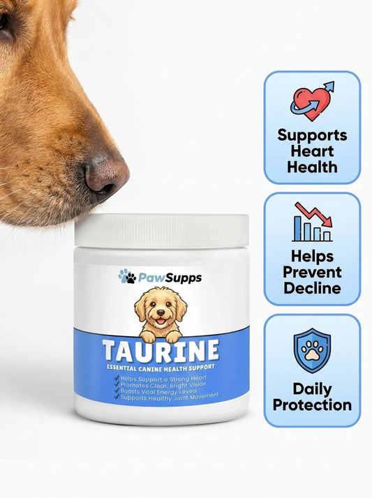 Stop the Quiet Decline in Your Dog with PawSupps™ Taurine