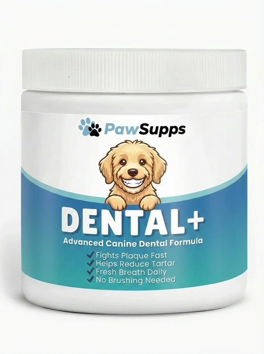 Support Your Dog's Teeth Daily with PawSupps™ Dental+ Powder